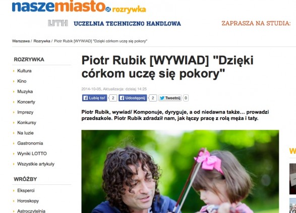 ’An interview for naszemiasto.pl portal – 5.10.2014′