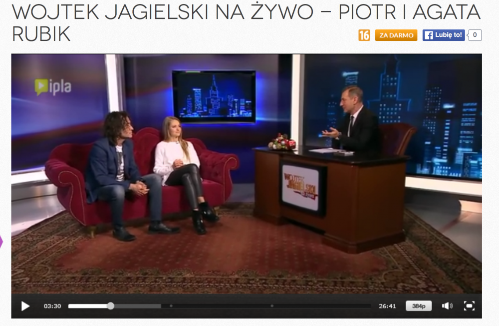 Wojtek Jagielski Live – Piotr and Agata Rubik